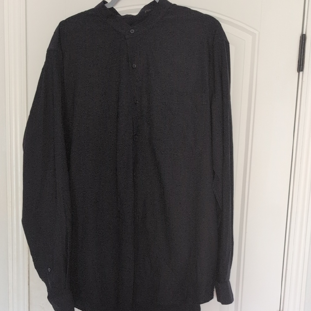 Unk Men's Dark blue Button-Down Shirt